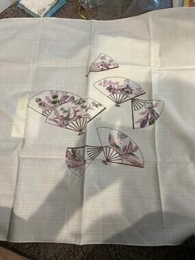 Japaneses Towel/Fabric with Lucky Fans